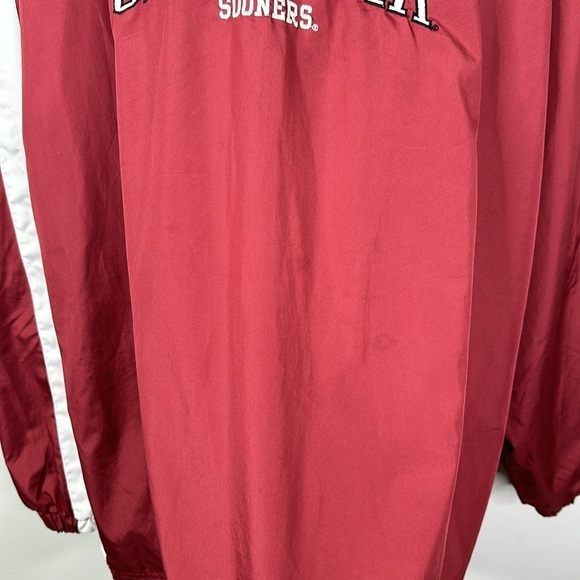 Red Oak Sportswear Men's Extra Large Oklahoma Sooners Pullover Windbreak Jacket - Picture 3 of 8